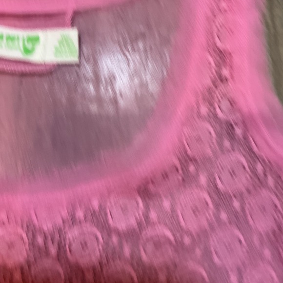 Y2K K-Mart Dream Out Loud by Selena Gomez Pink Lace Crop Top Junior XS NWT - Picture 3 of 7